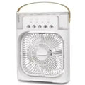 Portable Fan Air Conditioners USB Electric Fan Air Cooler LED Night Light Water Mist Fun 3 in 1 Air Humidifier for Home